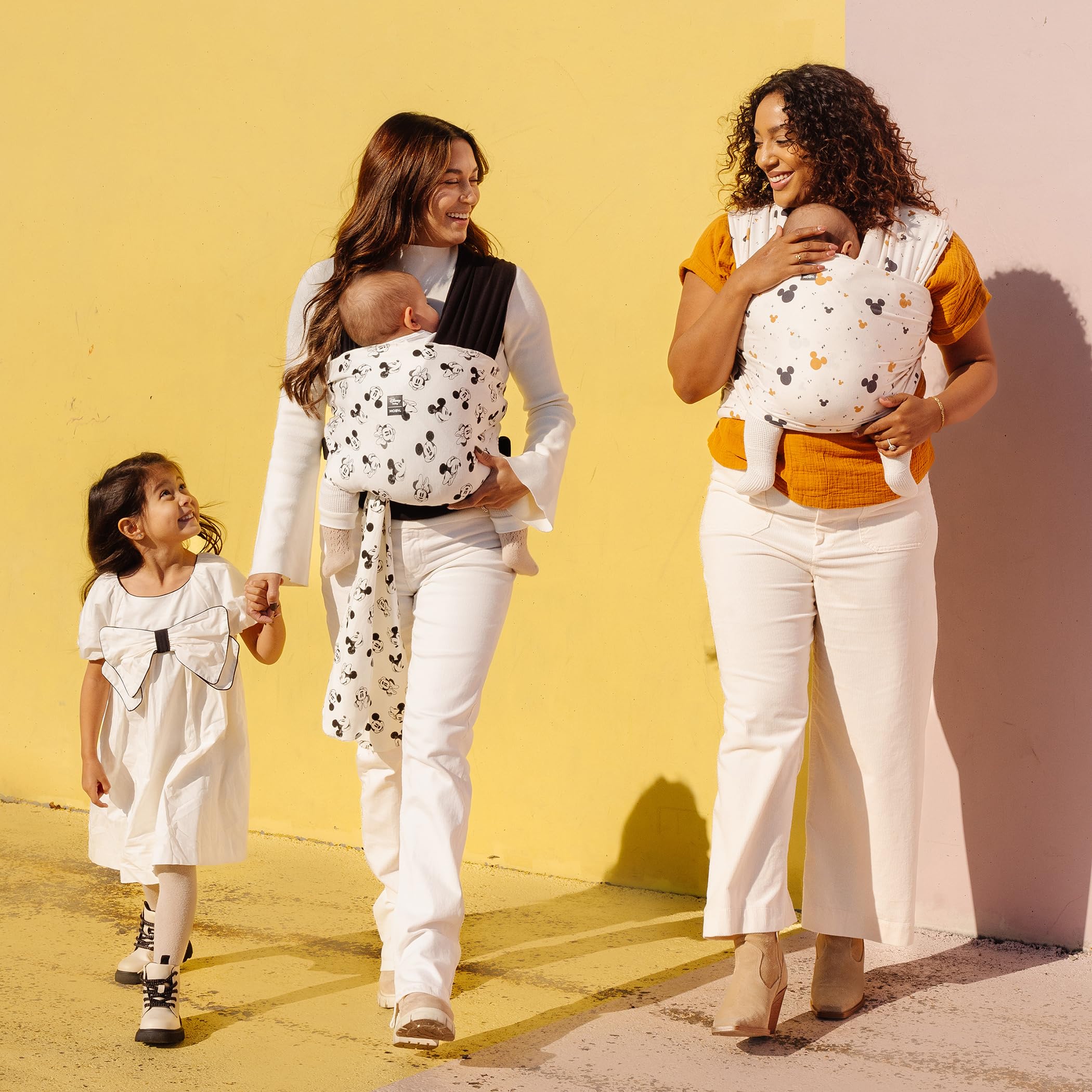 Moby Featherknit wrap packs easily for travel and everyday adventures.
