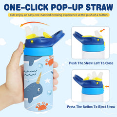 Mocaru Kids Sublimation Tumbler handle for easy-grip on the go