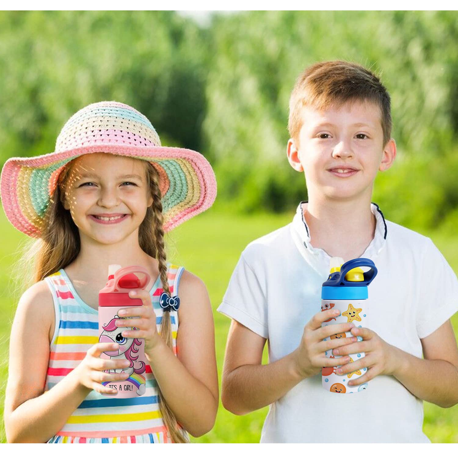 Mocaru durable kid tumbler for travel and school