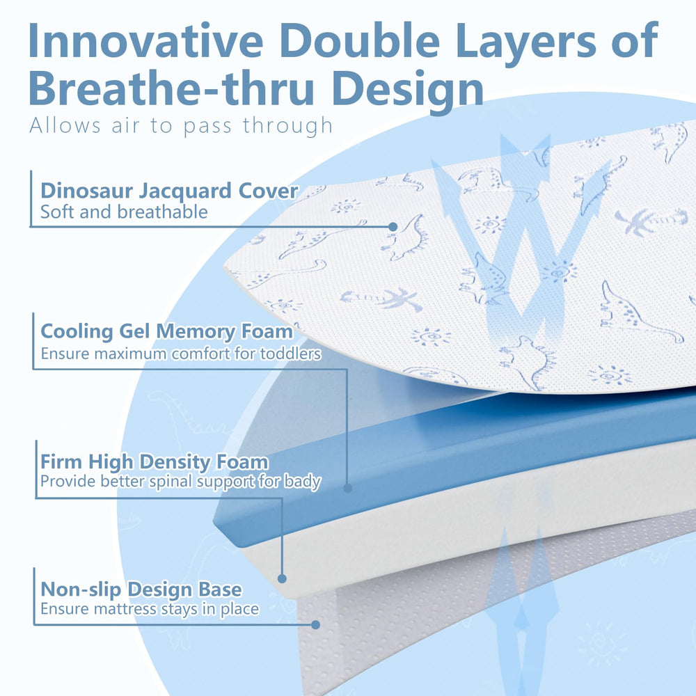Mochen Pack and Play mattress pad anti-slip bottom stabilizing the surface