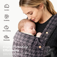 MOCKPOSE leg-size adjustment feature enables snug, comfy fit as baby grows.