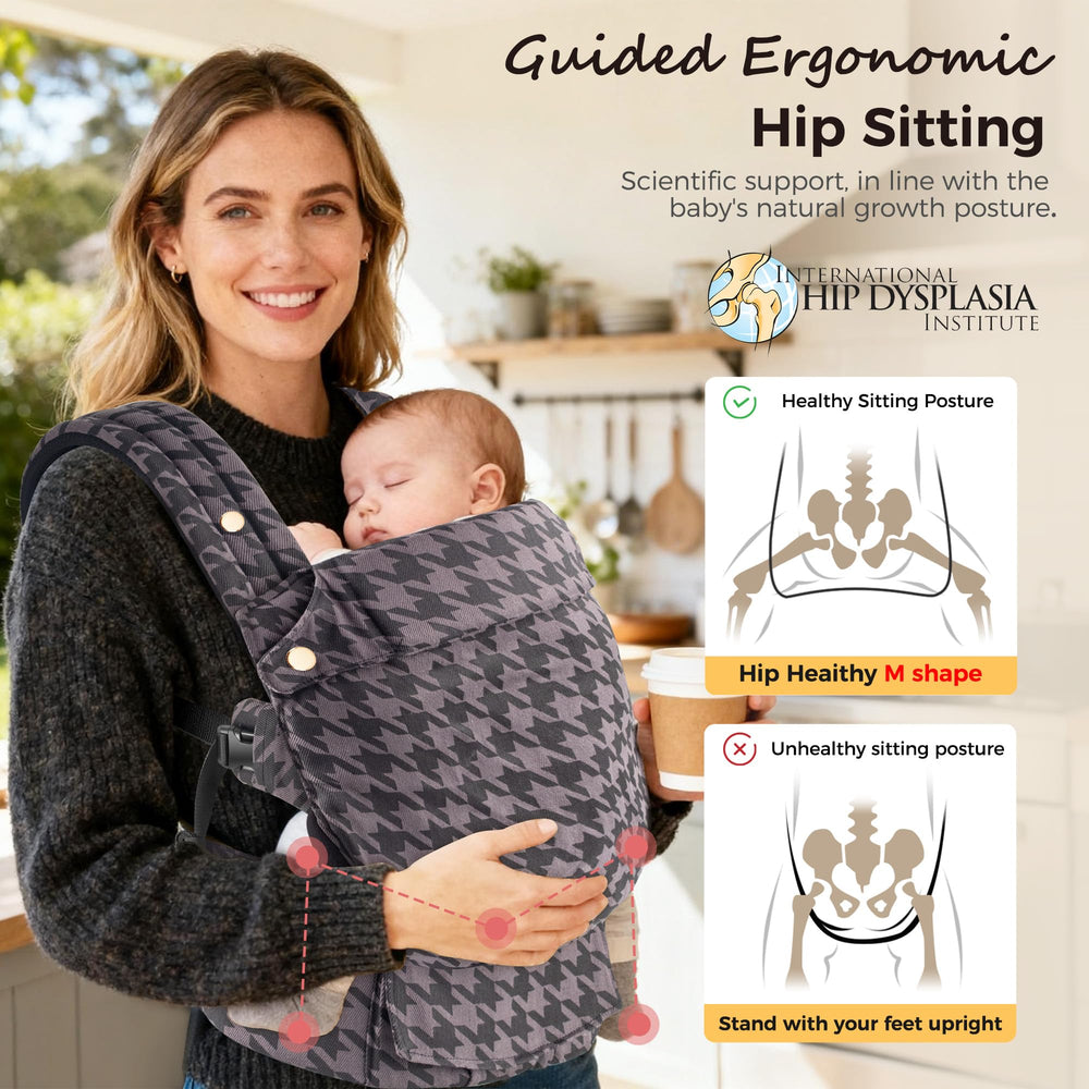 MOCKPOSE three-way carrying modes from inward to outward to back-to-back.