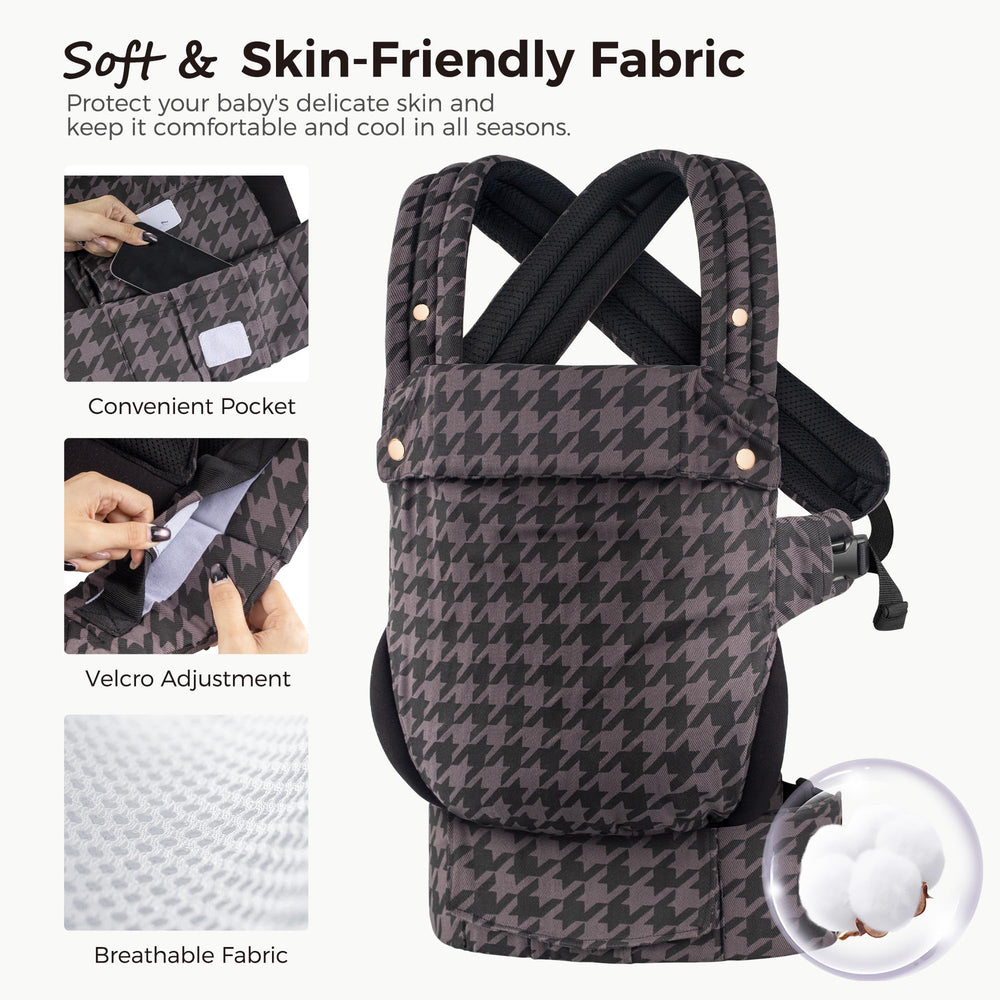 MOCKPOSE X-shaped straps evenly distribute weight for shoulder comfort.