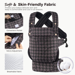 MOCKPOSE X-shaped straps evenly distribute weight for shoulder comfort.