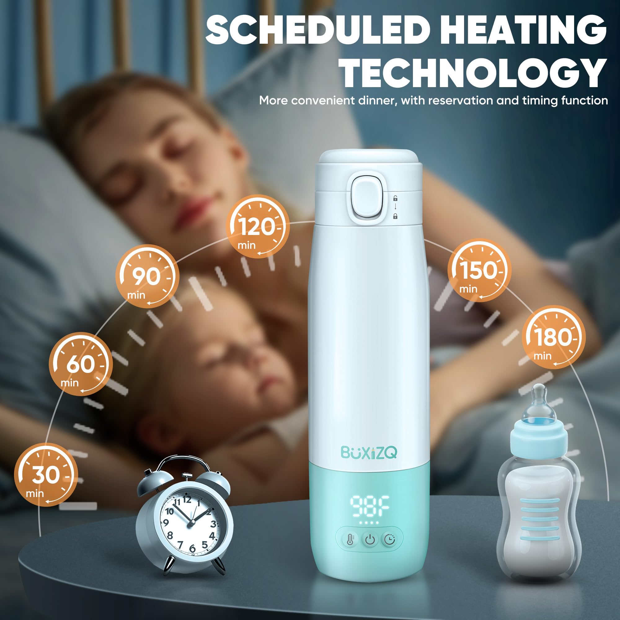 mockpose multi-level temperature settings for precise warming