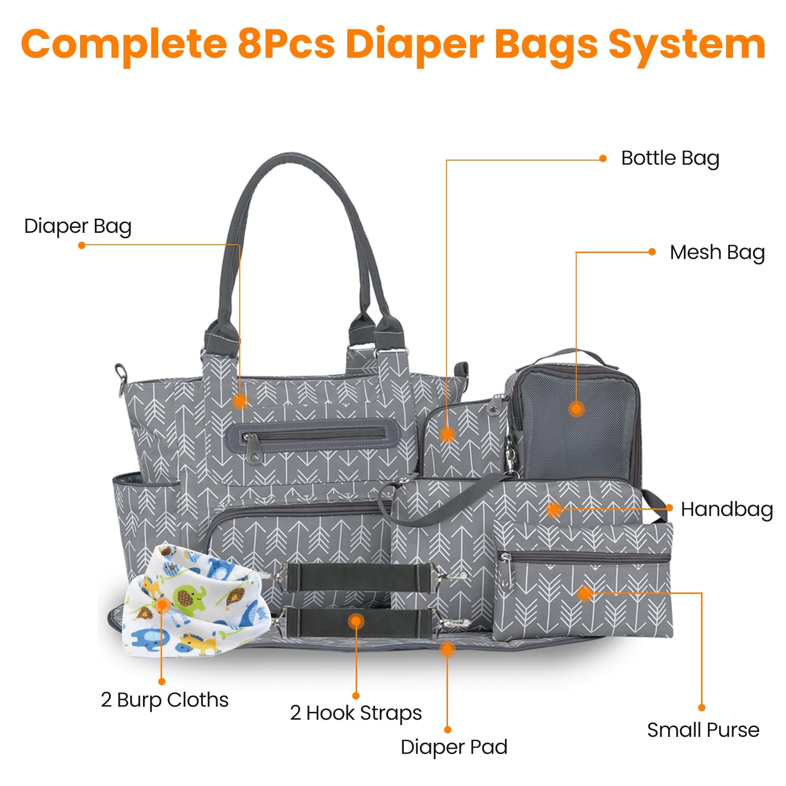 Moclever stroller straps enable hands-free strolling during errands