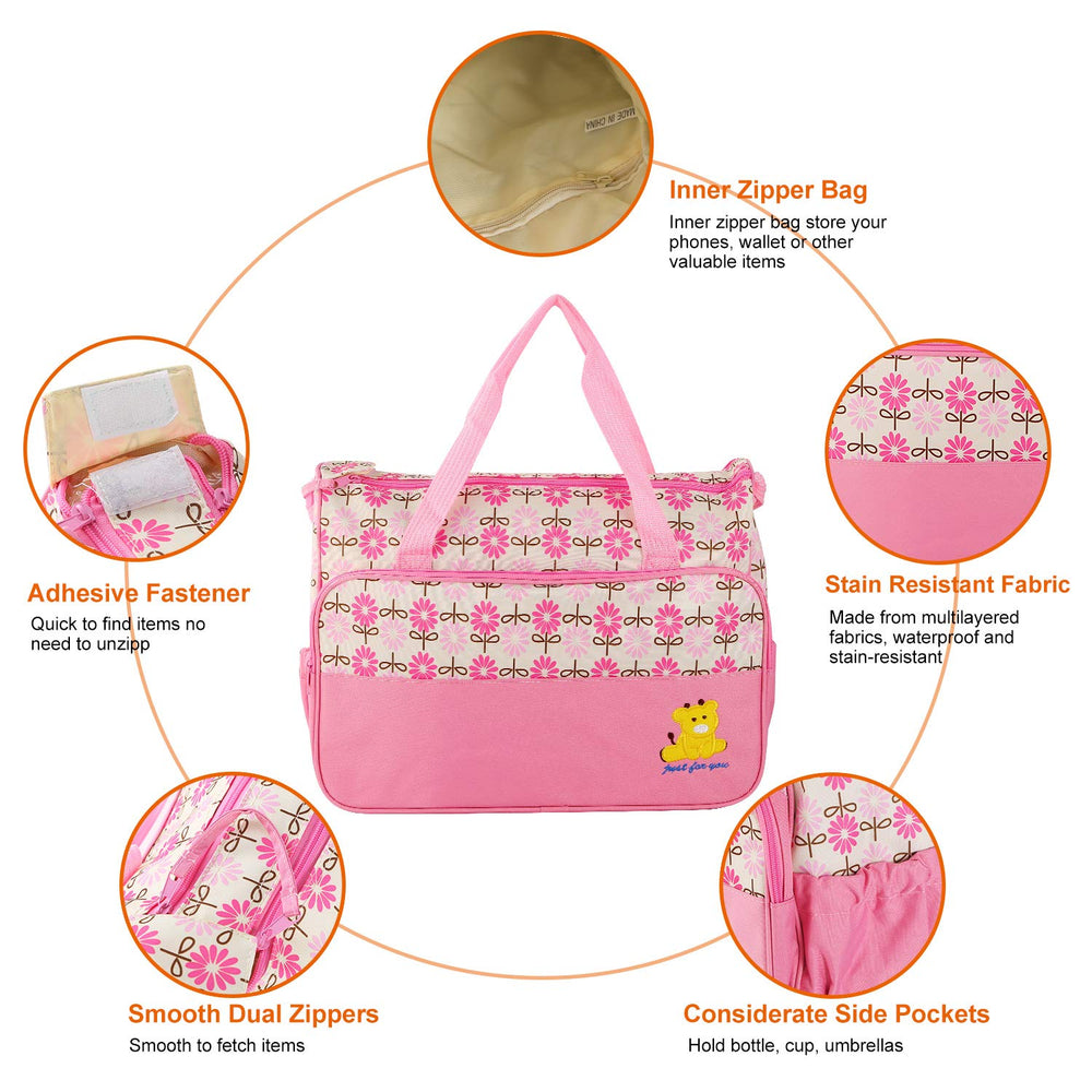 Moclever snack bag pink ideal for storing baby food on the go.