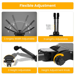 Moclever stroller board adjustable connectors provide a customized fit for different strollers.