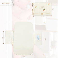 MODAKIDS portable diaper changing pad open showing soft cushioned surface.