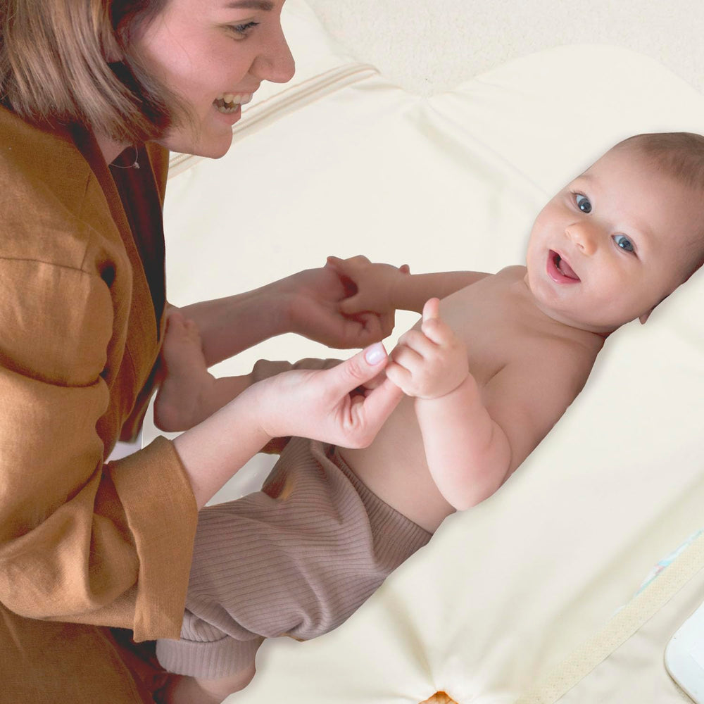MODAKIDS travel-ready pad folds compactly for easy packing