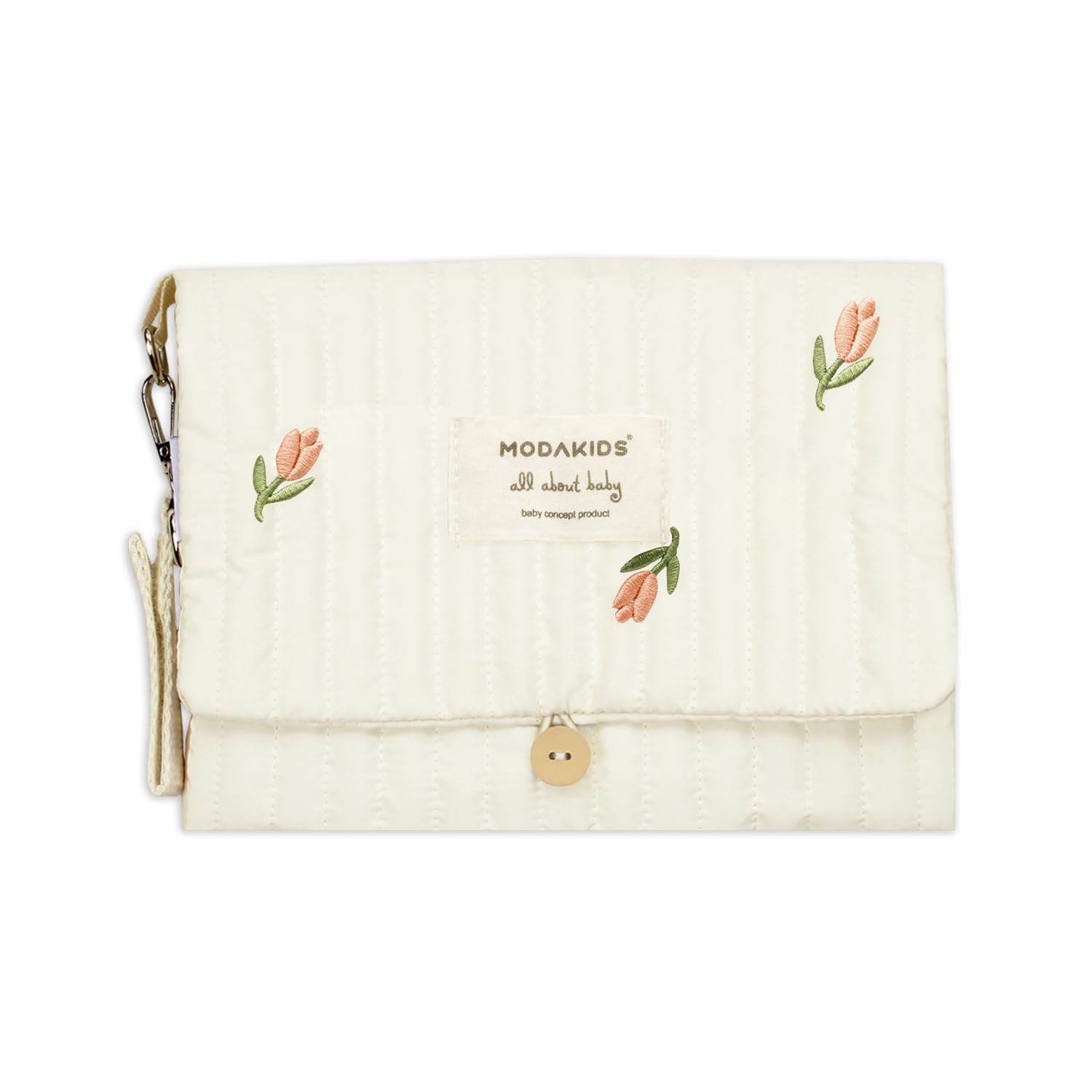 MODAKIDS waterproof surface easy to wipe clean after use.