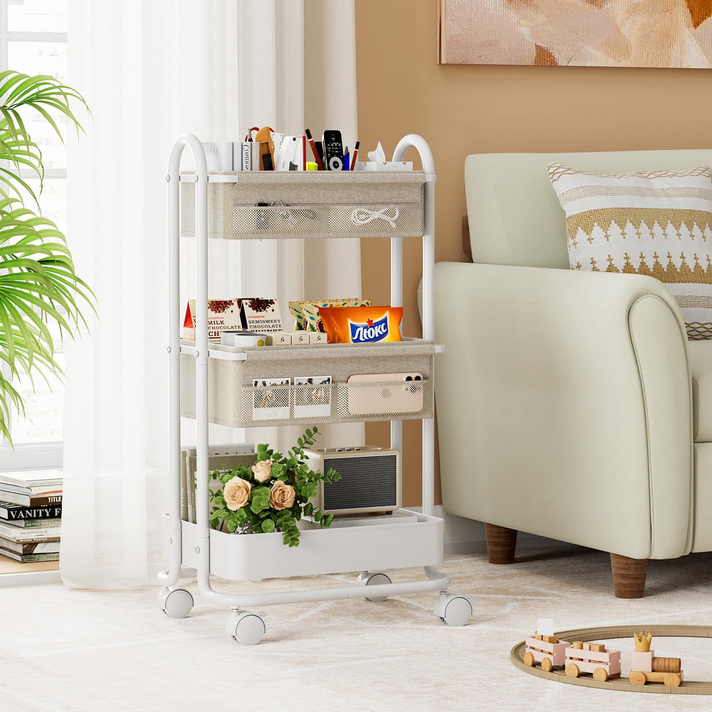 Modanais baby diaper caddy cart detachable dividers showcase customizable organization for baby items.