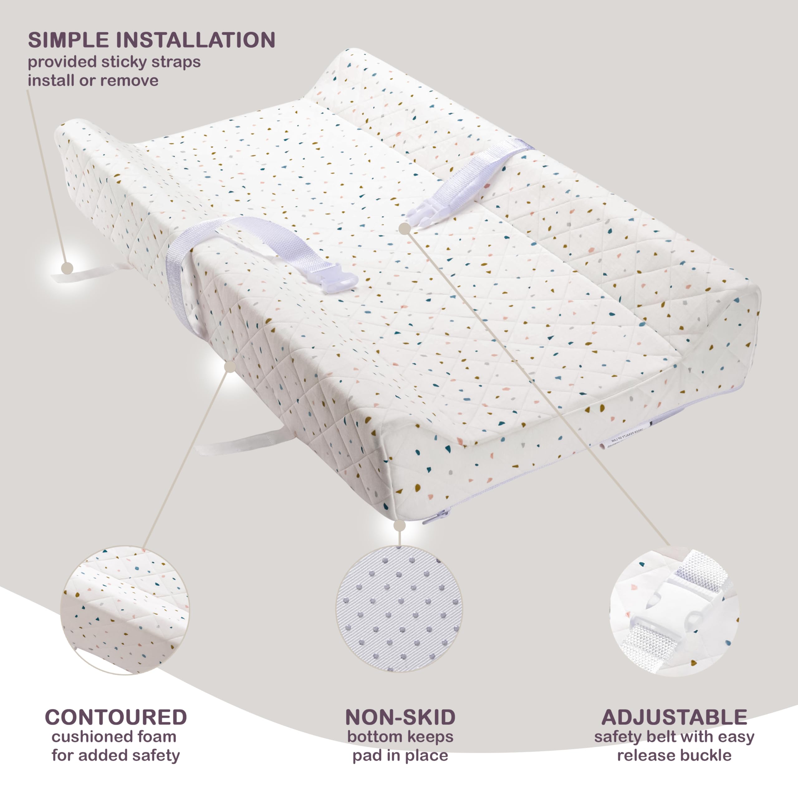 Modera Organic Cotton Cover is soft, hypoallergenic and machine washable.