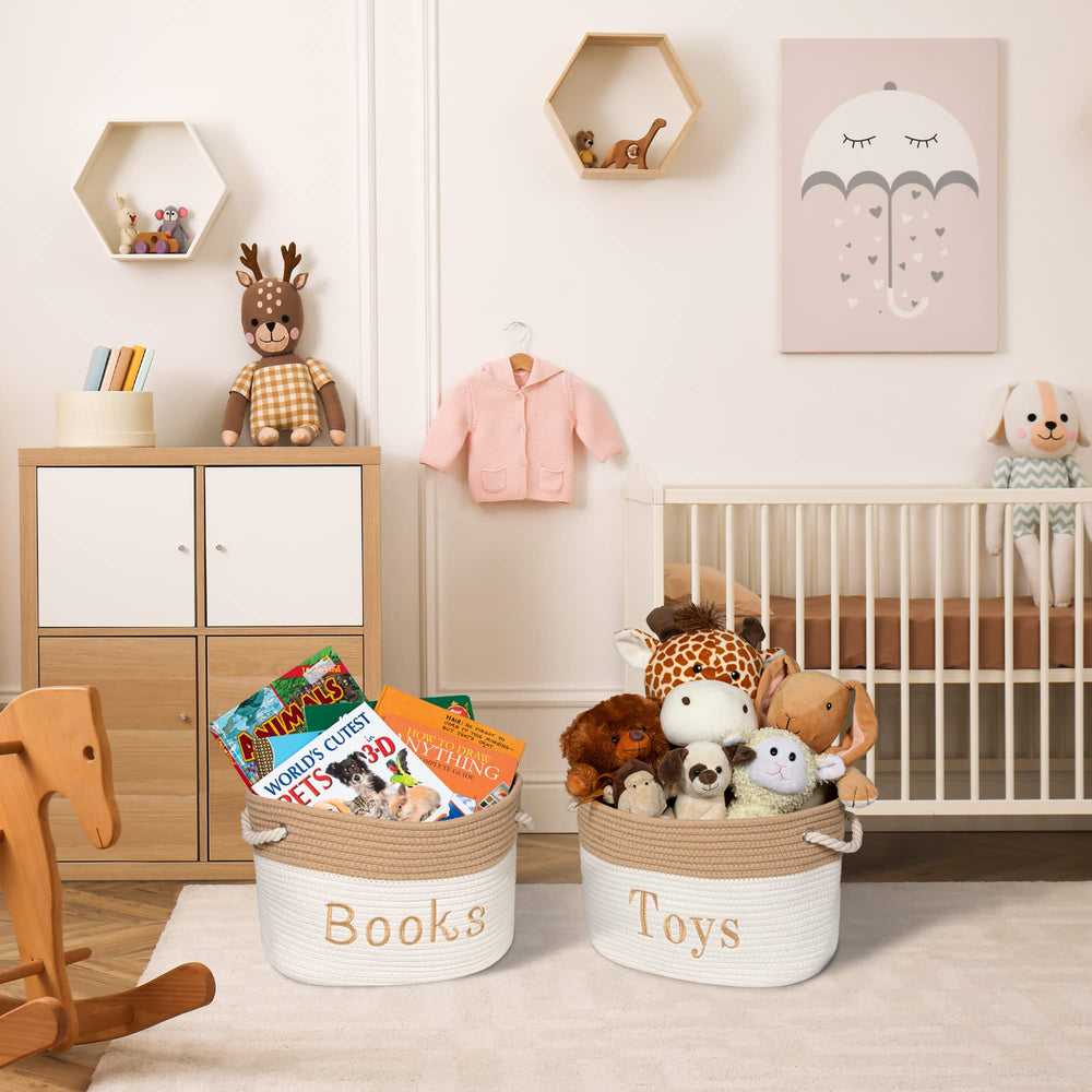 Nursery tote bin from Modern Designs Pro keeps essentials organized and accessible.