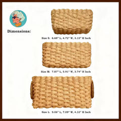 Modern Granny colorfully woven paper rope basket brightens space with mood-boosting vibe