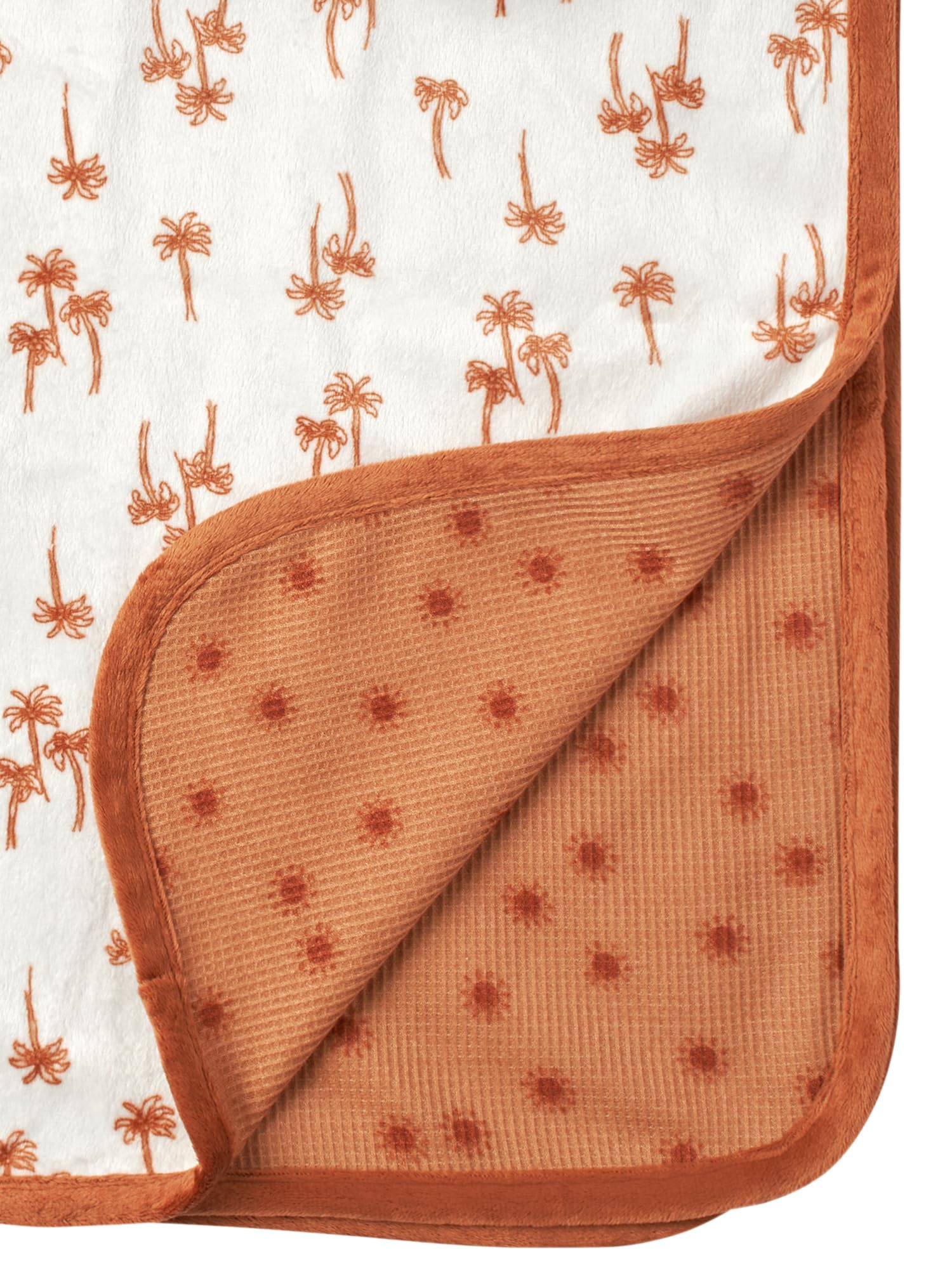 Modern Moments by Gerber cozy-soft blanket ivory tree print for nap time comfort