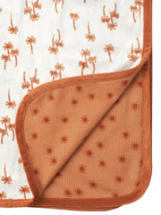 Modern Moments by Gerber cozy-soft blanket ivory tree print for nap time comfort
