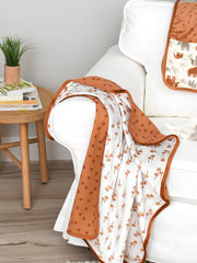 Modern Moments by Gerber cozy-soft blanket fabric closeup showing plush texture for sensitive skin