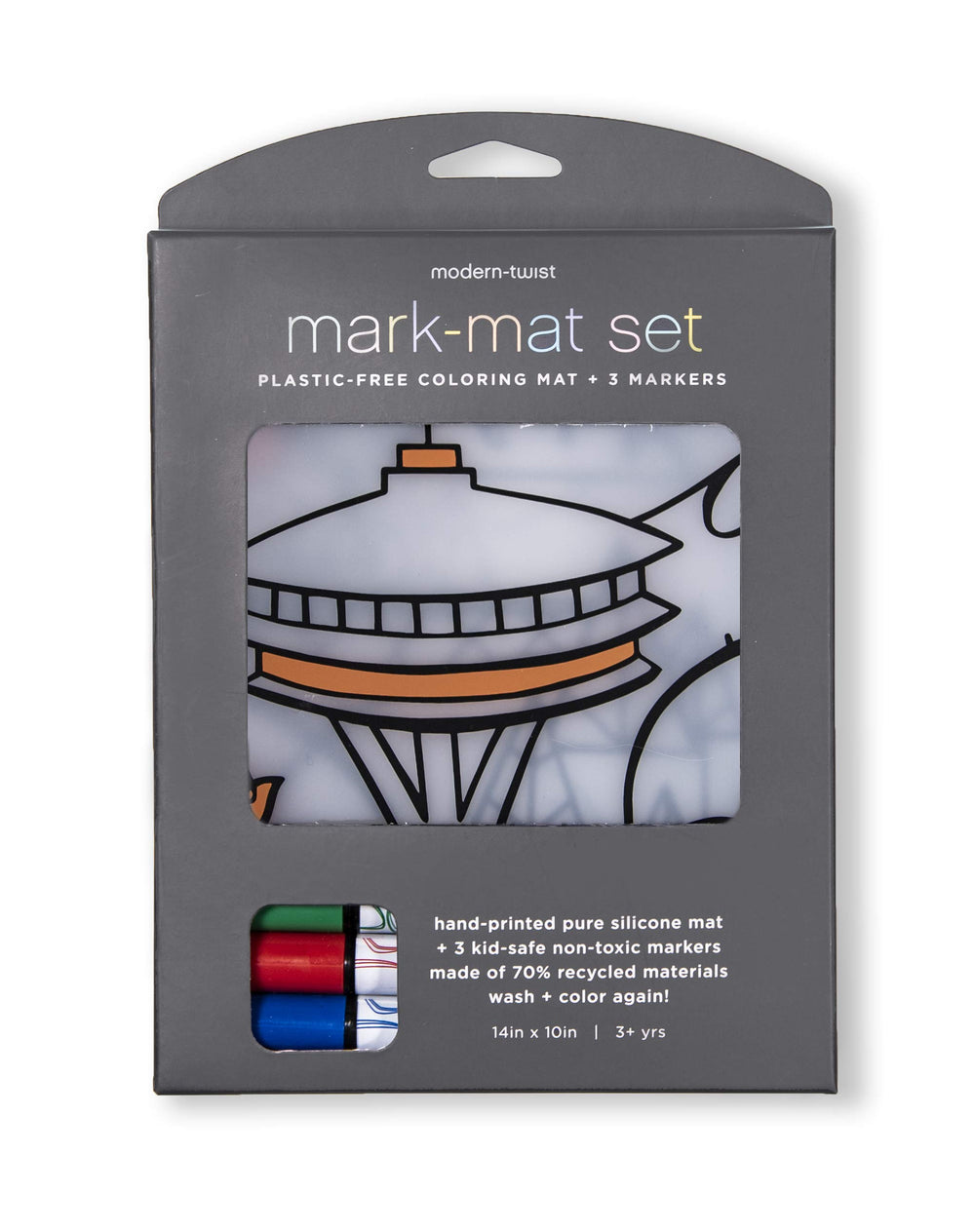 MODERN-TWIST Mark-Mat easy wipe-clean surface for quick spills
