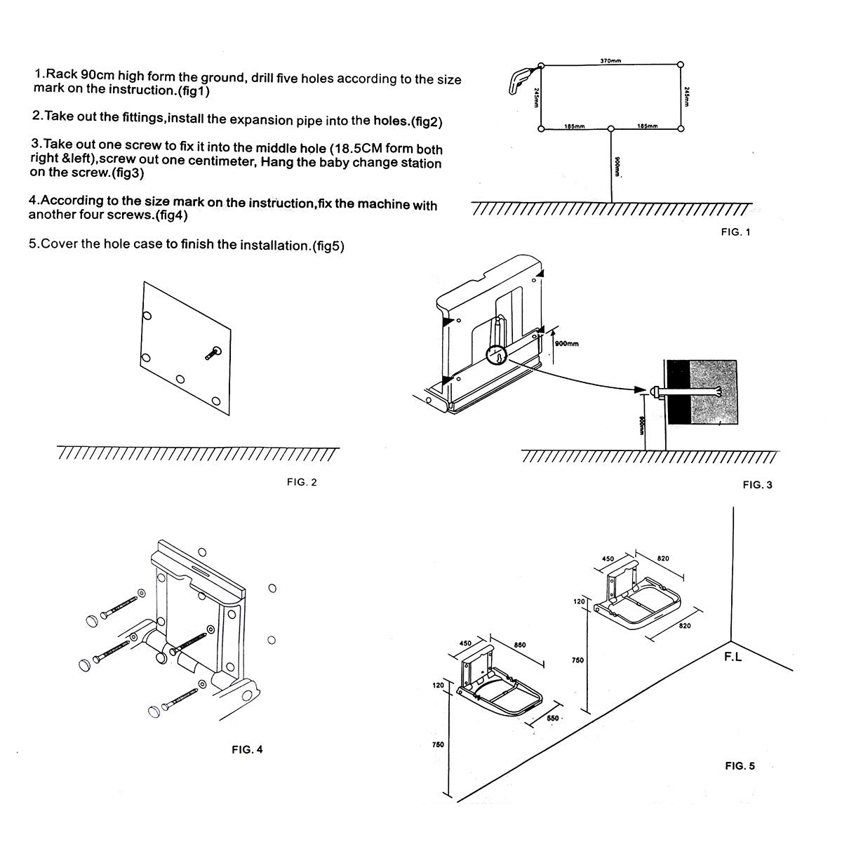 Modundry sanitary-liner dispensers show ready-use accessories for quick changes.