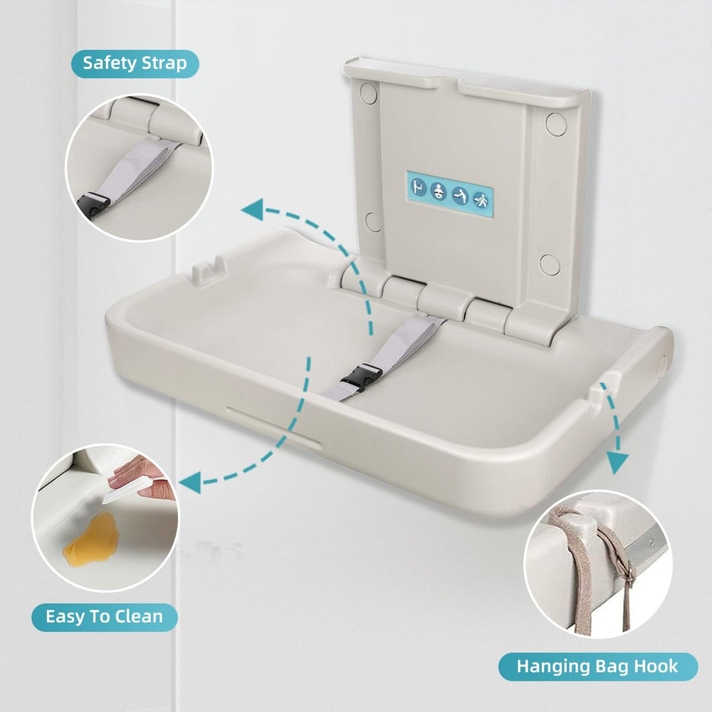 Modundry safety strap adjustment demonstrates secure restraint for infants up to 44 lbs.