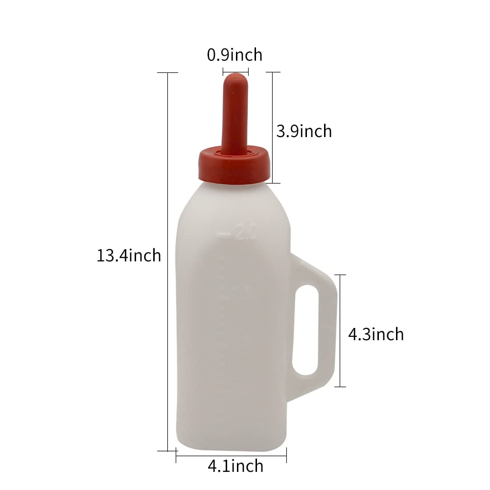 MODUODUO heavy-bodied bottle resists collapse during hungry calf feeds