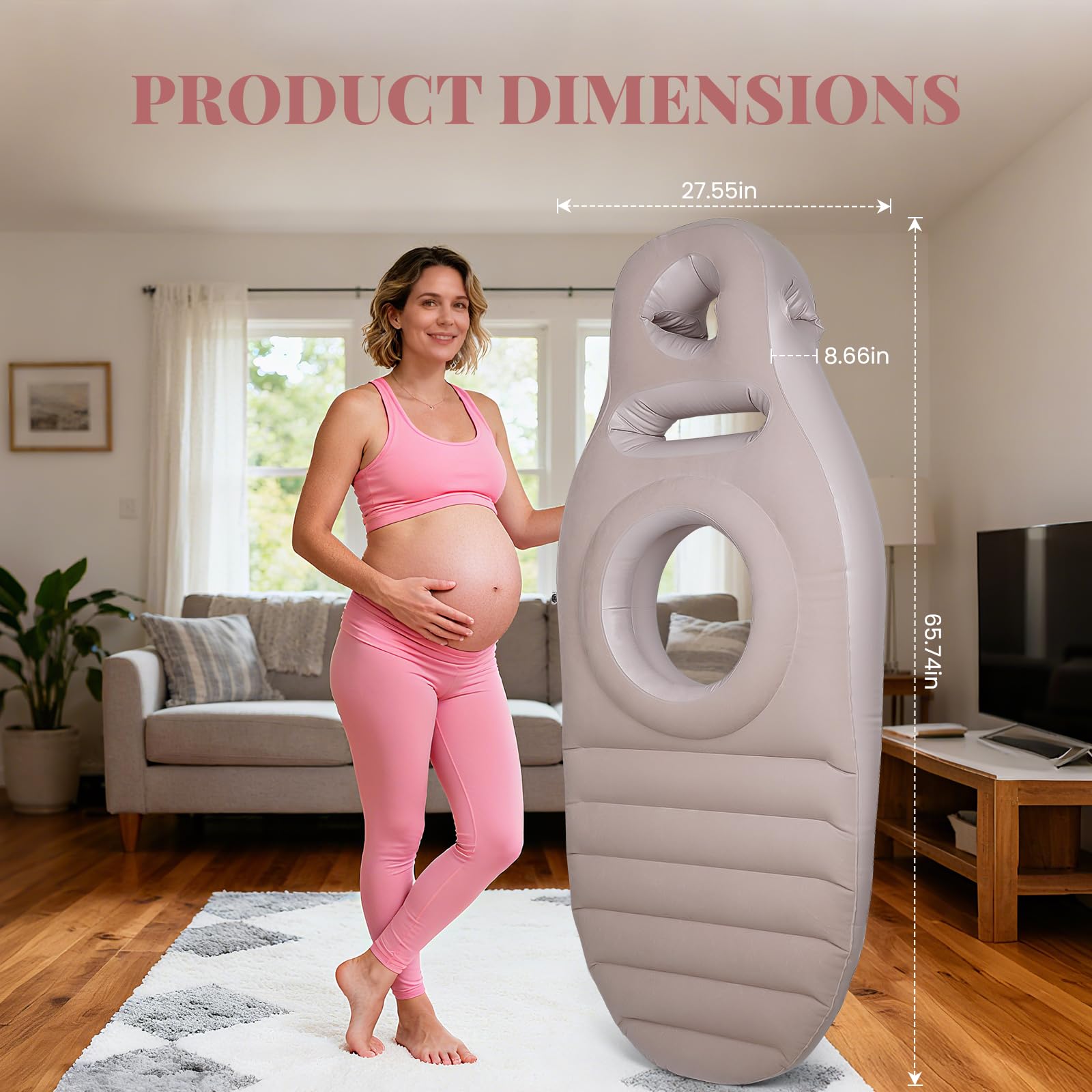 MOELUM pillow with electric pump inflates quickly for adjustable firmness.