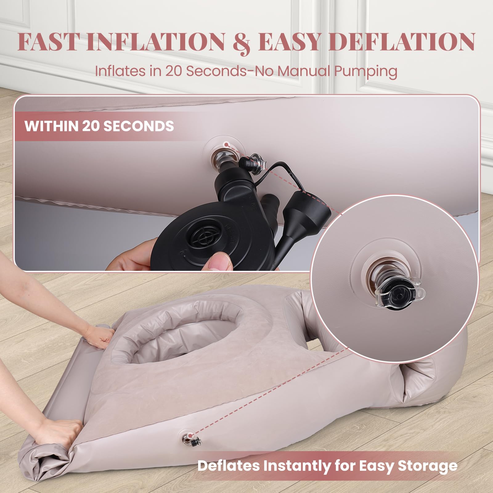 MOELUM pillow is portable, transitioning from travel to home use.