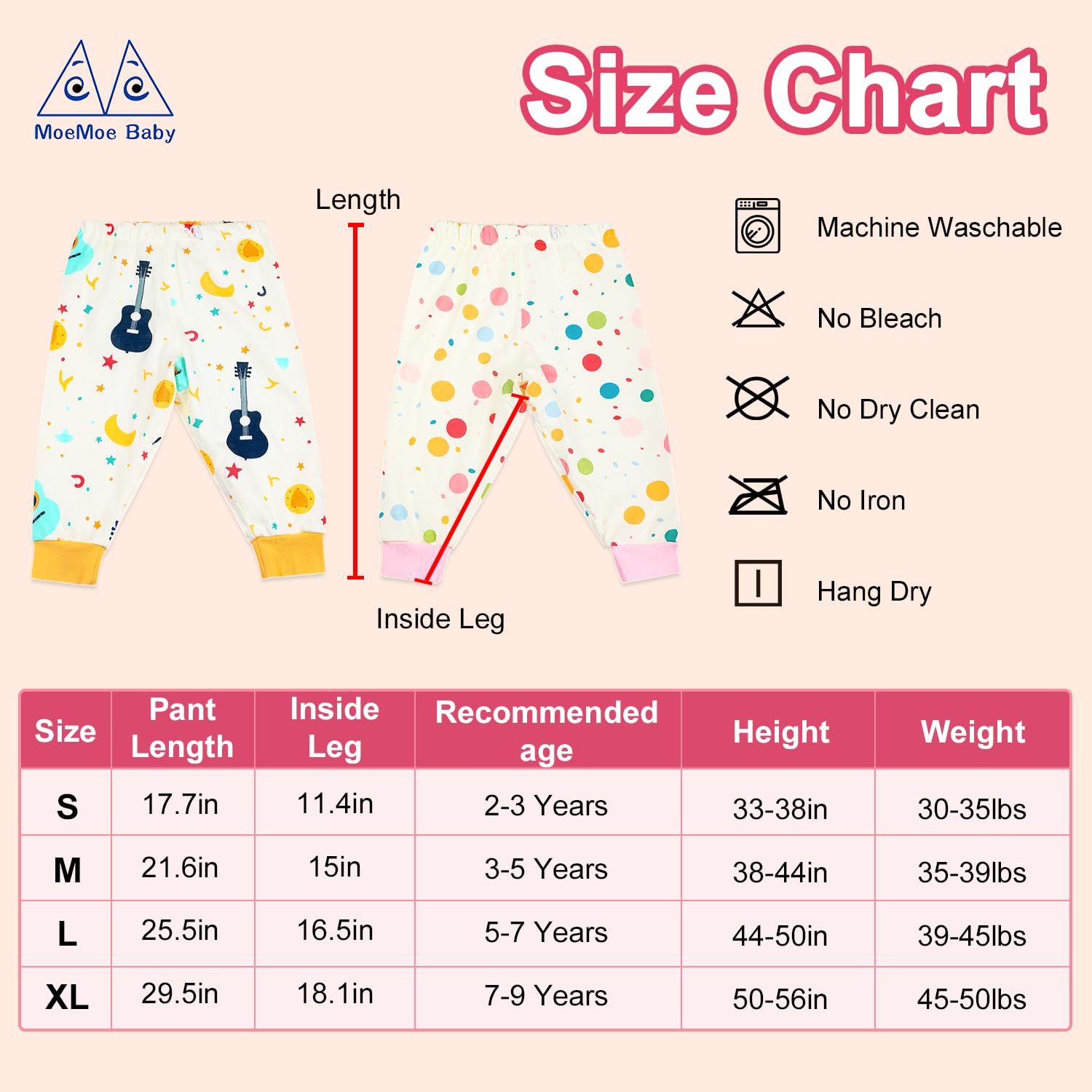 MOEMOE BABY diaper pants two-pack packaging image showing convenient value for families