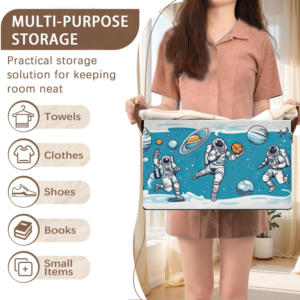 Mogifedc astronaut basket side handle enables easy transport of items