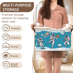 Mogifedc astronaut basket side handle enables easy transport of items