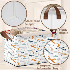 Mogifedc aviation storage basket collapsed for space-saving storage