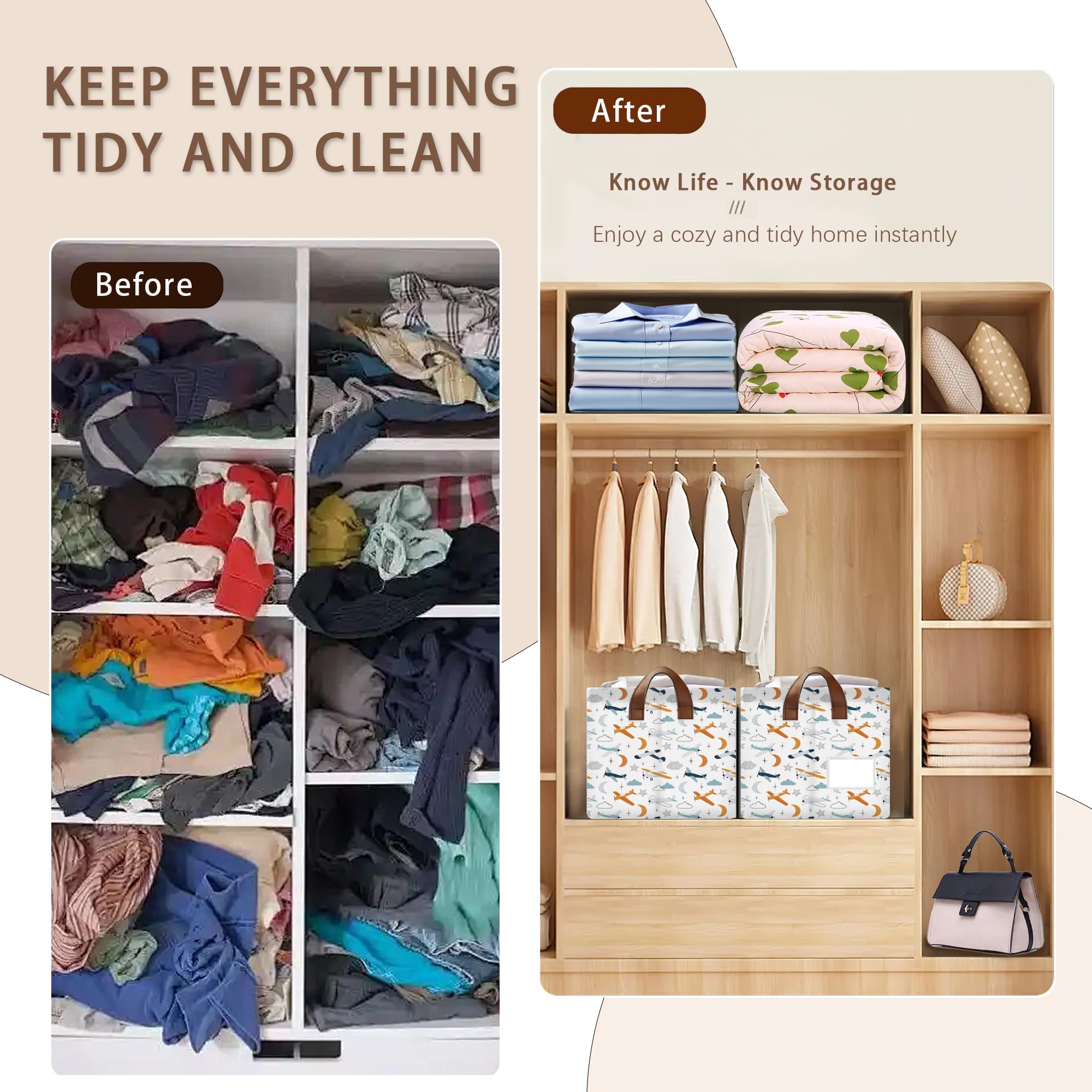 Mogifedc aviation storage basket in a boys room as stylish storage and decor
