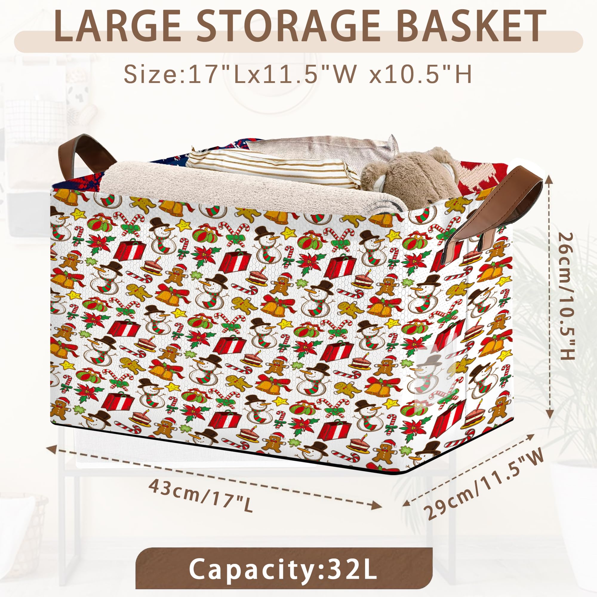 Mogifedc storage basket folded demonstrates space-saving storage when not in use.
