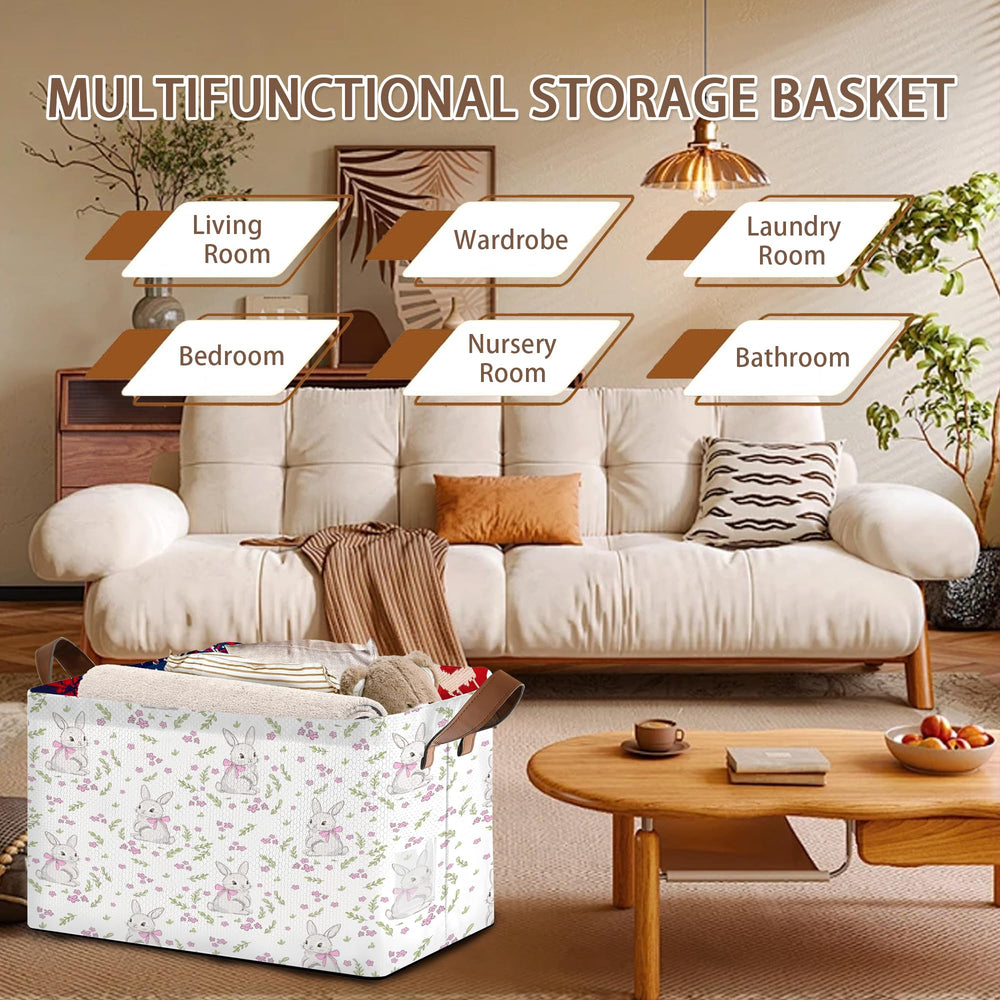 Mogifedc storage basket used for laundry organization and everyday items