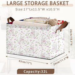 Mogifedc storage basket leather handles demonstrate easy transport and reinforced stitching