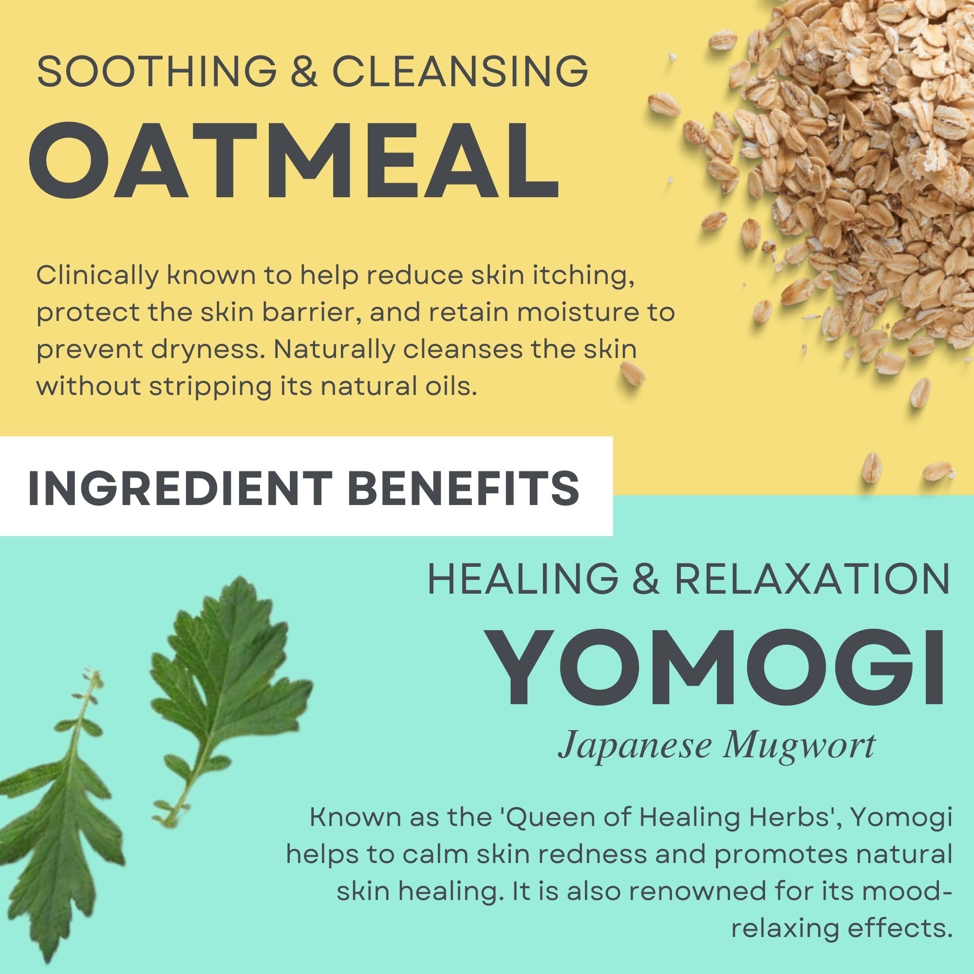 Dead Sea salt visible in mogimogi bath soak for mineral hydration