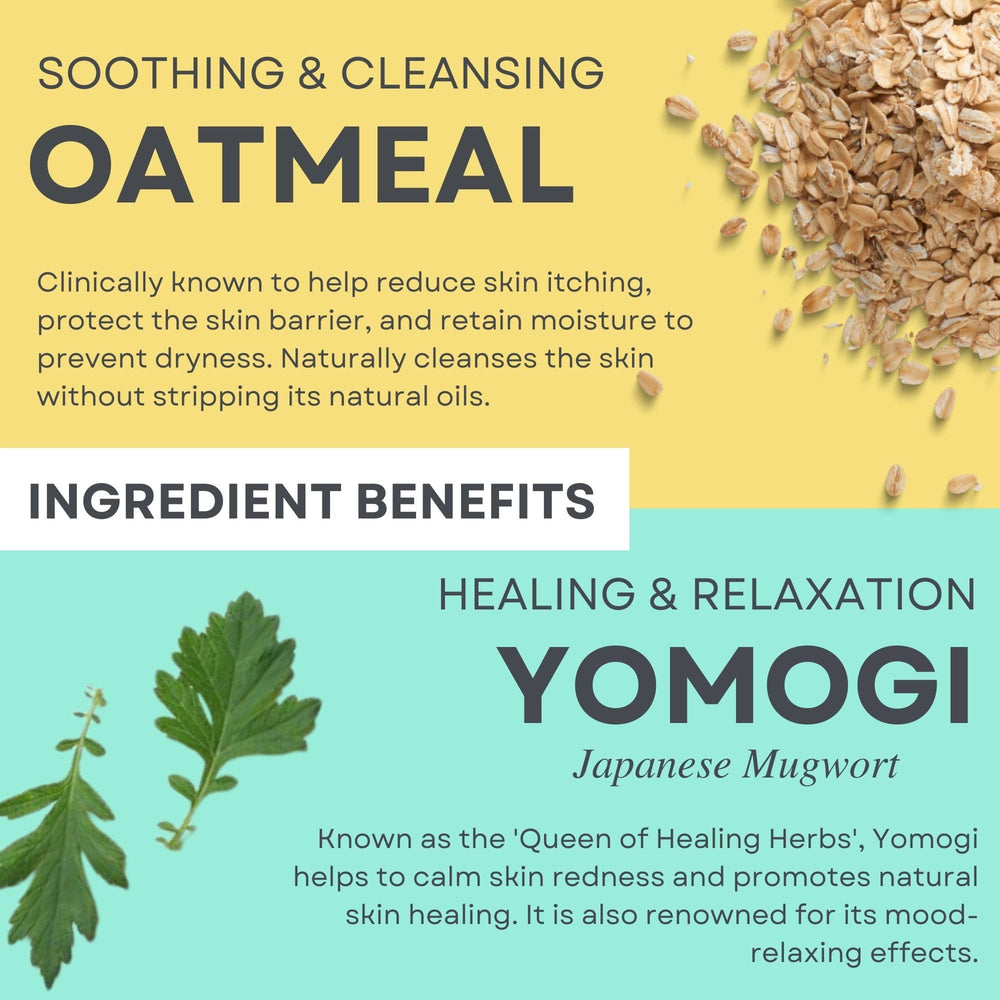 Dead Sea salt visible in mogimogi bath soak for mineral hydration