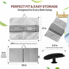 Mohmoud knee/elbow set with breathable mesh pockets for organizing essentials