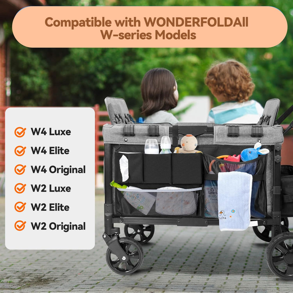 MOJELIM mesh pockets organize dry items during outings