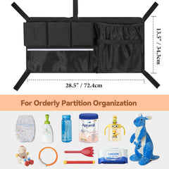 MOJELIM cargo net compatible with Keenz wagon for easy kid gear sorting