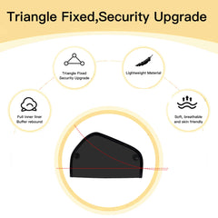 Mokiwala easy-install strap padding for strollers and high chairs
