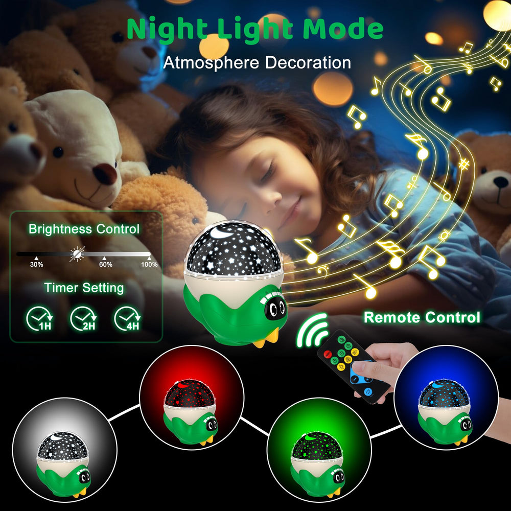 MOKOQI night light projects with 360-degree rotation for dynamic scenes