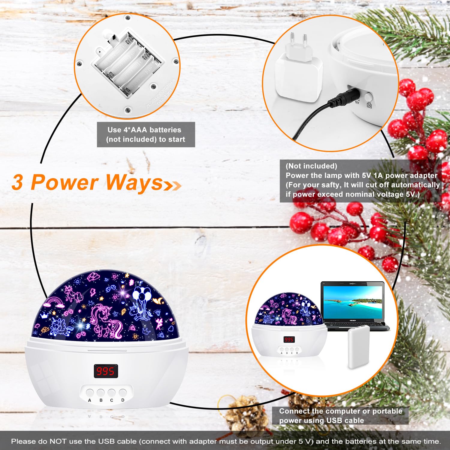 MOKOQI dual-power design supports USB and battery for flexibility.