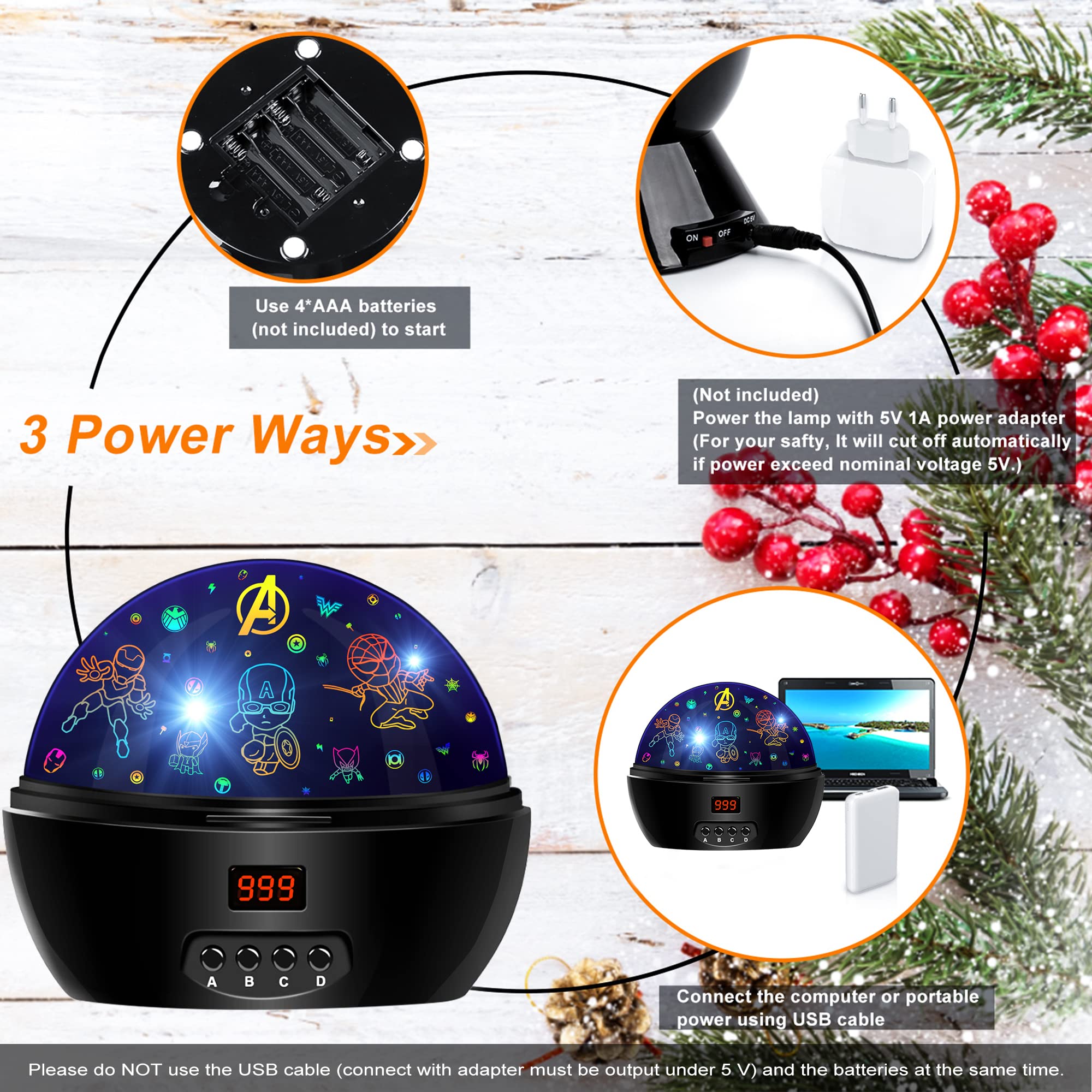 MOKOQI kid light projector with timer and auto-off supports easy, energy-smart routines.