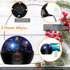MOKOQI kid light projector with timer and auto-off supports easy, energy-smart routines.
