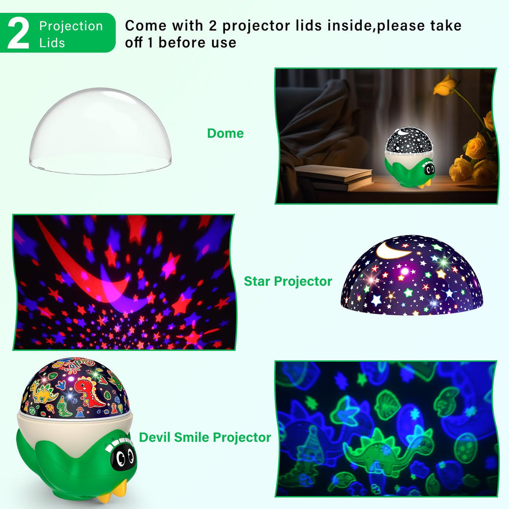 MOKOQI night light includes 10 soothing songs for calm evenings