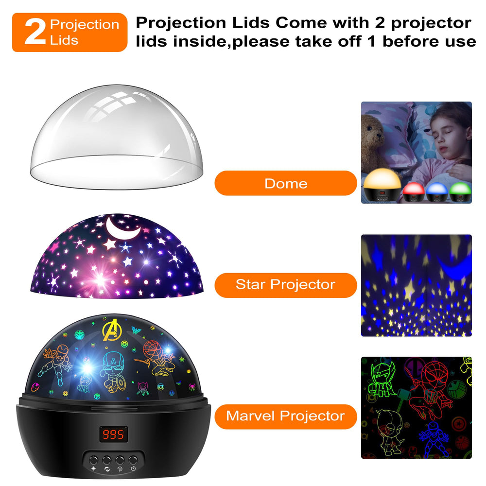 MOKOQI Spiderman and stars film options offer varied projection experiences for home use.