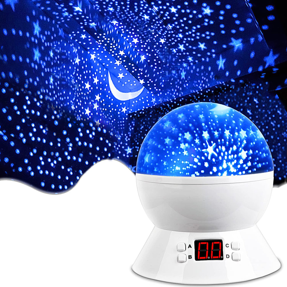 MOKOQI Star Night Light Projector casts stars for a soothing bedtime ambiance.
