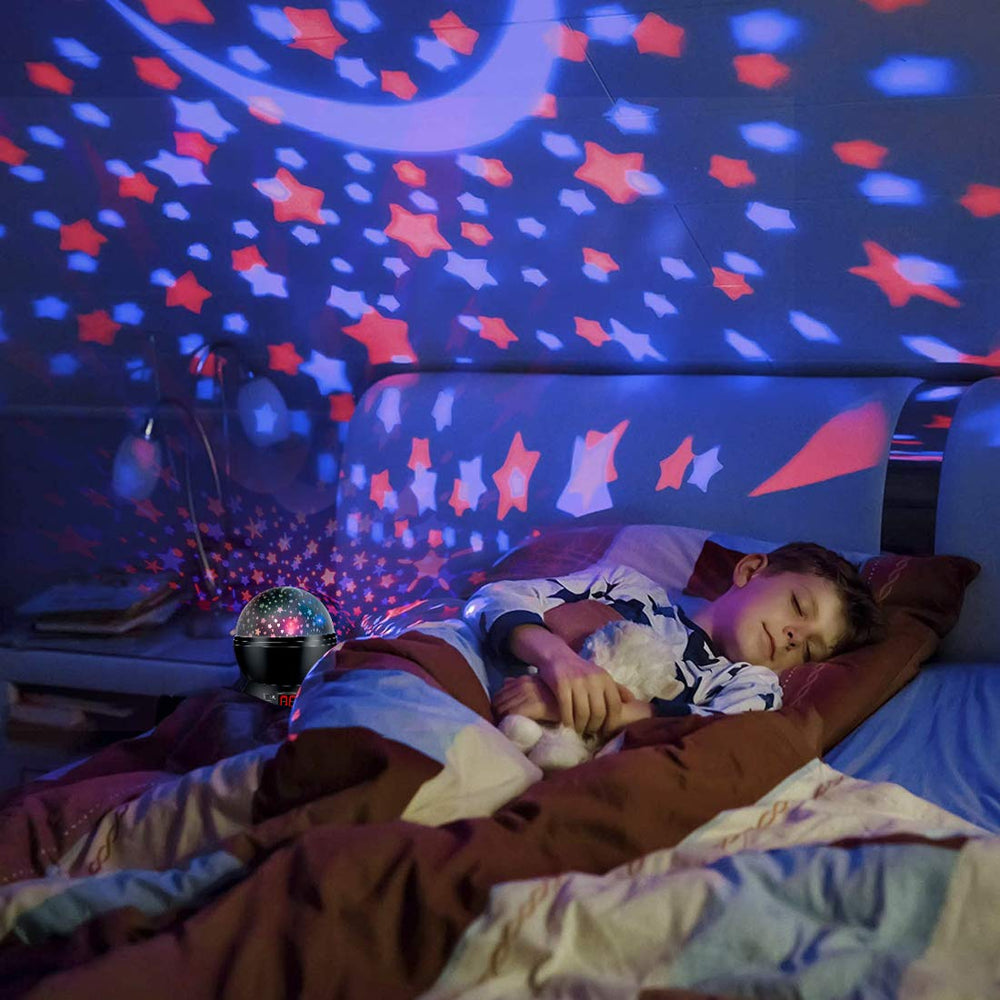 MOKOQI device changing color to create magical starry skies